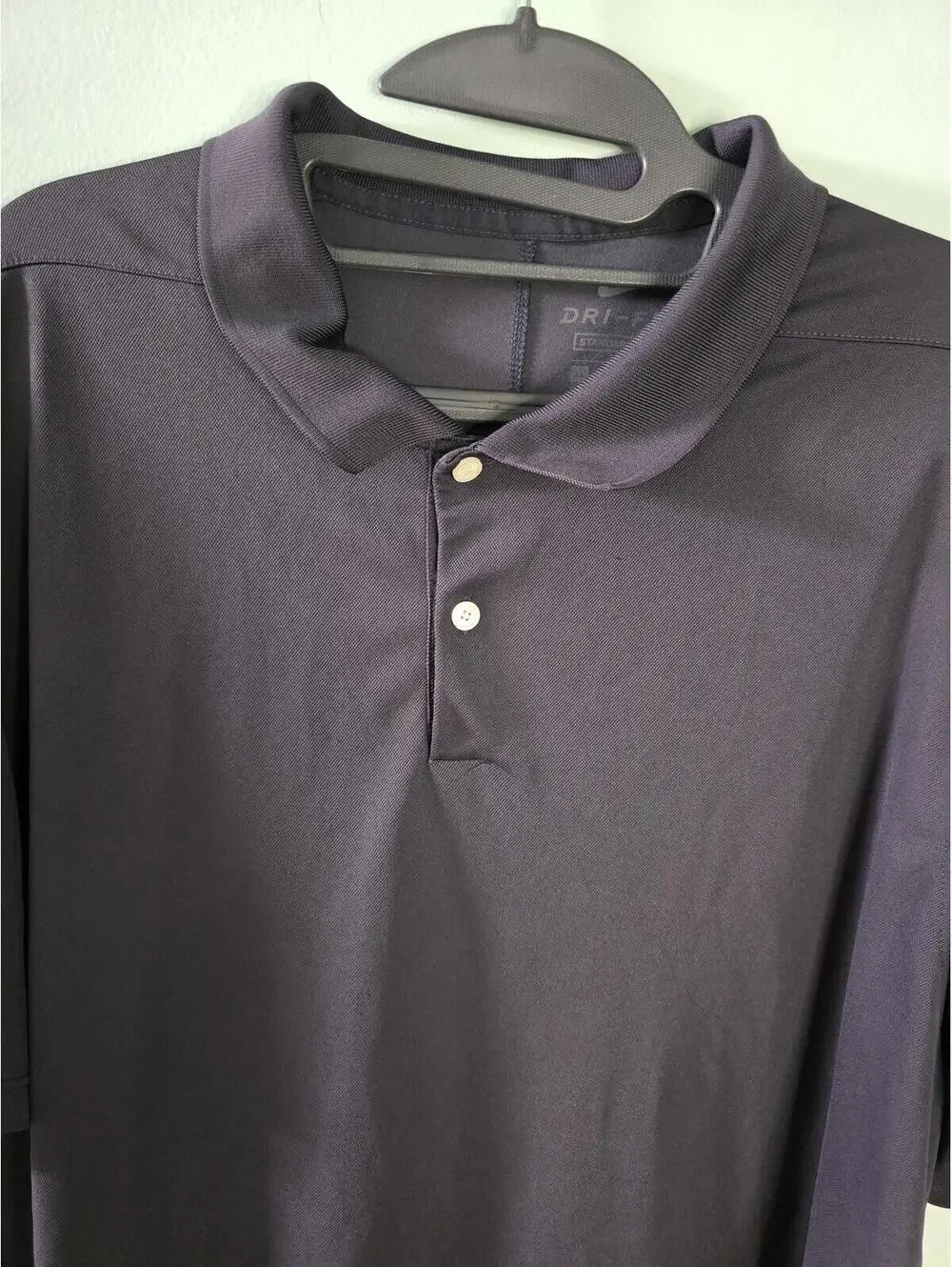 Nike Dri-FIT Standard Fit Golf Polo Shirt Men's XL Dark Gray,Athletic,sports